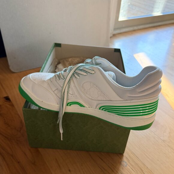 GUCCI Demetra GG Supreme Basket Low Top Sneakers - Picture 9 of 12